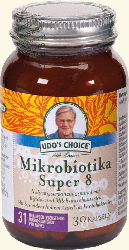 Mikrobiotika Super 8 nach Dr. Udo Erasmus, 30 Kapseln