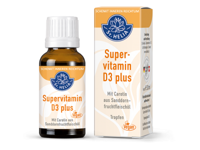 St. Helia SuperVitamin D3 plus Tropfen, vegan, 1.000 IE, 20 ml