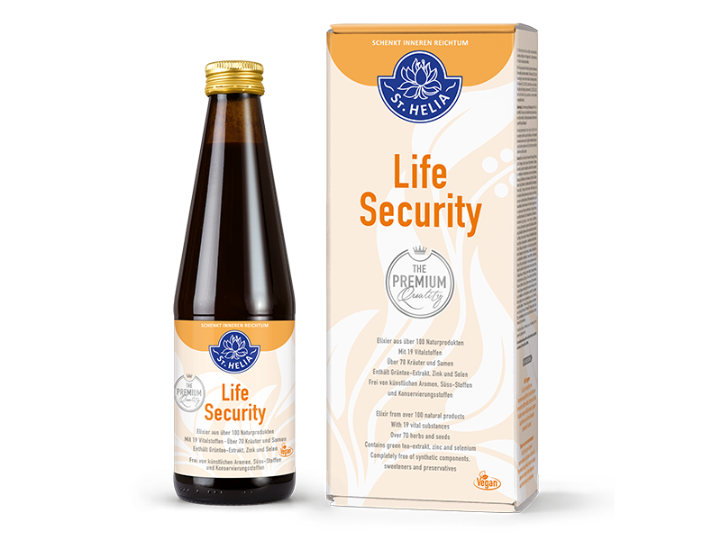St. Helia Life Security PREMIUM, Flasche à 330 ml für 1 Monat